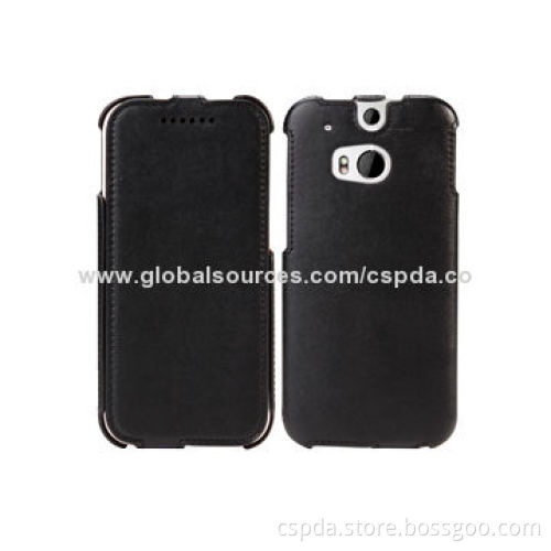 Flip PU Leather Heat Setting Cases for HTC One 2 M8, Different Colors are Available